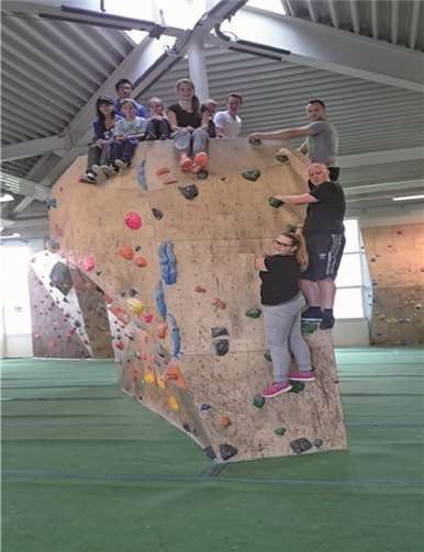 Die "Großen" der Taekwondoabteilung freuen sich über die gelungene Abwechslung. Privat