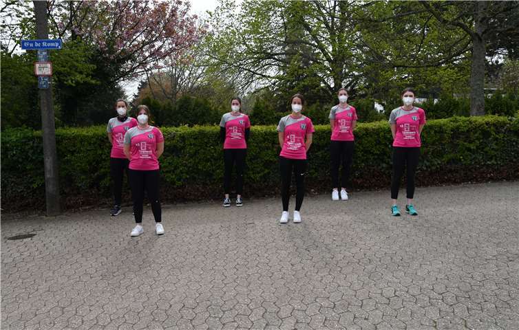 Die Grün-Weiß-Damen laufen für den guten Zweck.Foto: privat