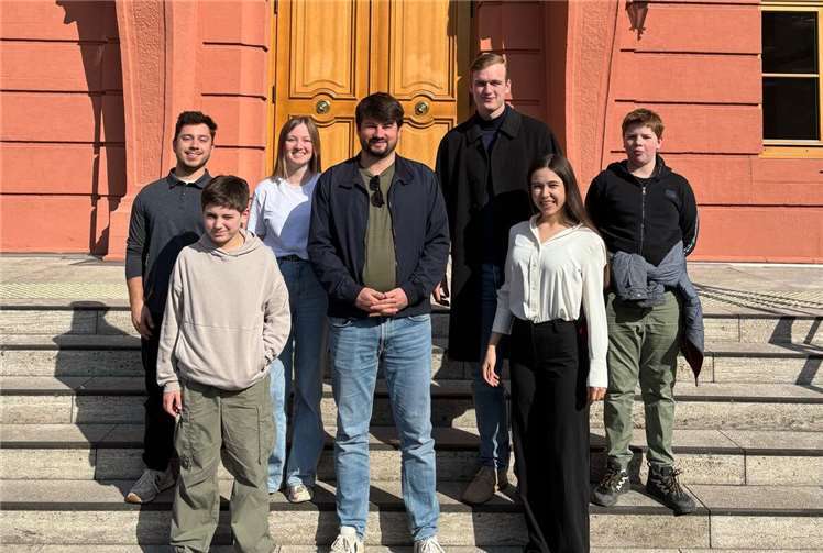 Die Grüne Jugend vor dem Landtag. Foto: Grüne Jugend Koblenz-Mittelrhein