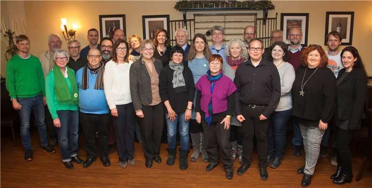 Die Grünen Mitglieder und Mitgliederinnen freuen sich auf den bevorstehenden Kommunalwahlkampf.Foto: Bündnis 90/ Die Grünen Kreisverband Neuwied