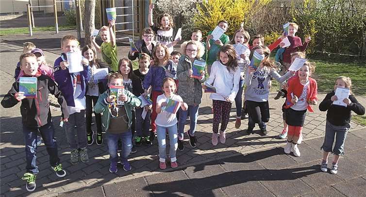 Die Grundschüler aus Saffig freuten sich über ihren Erfolg. privat