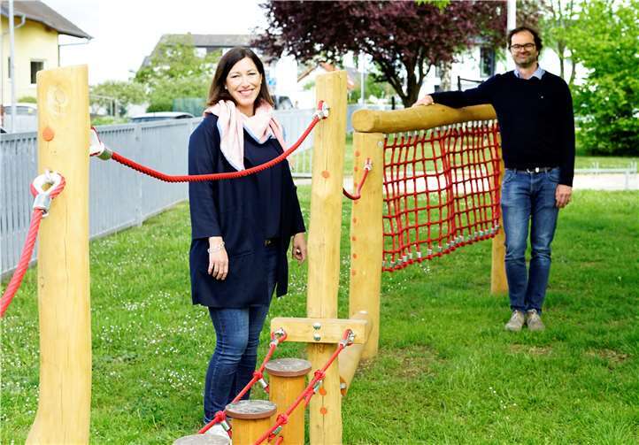 Die Grundschüler dürfen sich auf ein neues Klettergerüst freuen.Foto: Privat