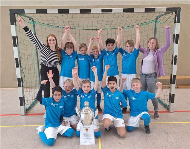 Die Grundschule aus Oberwinter sicherte sich den Sieg bei den Jungen.  Foto:privat