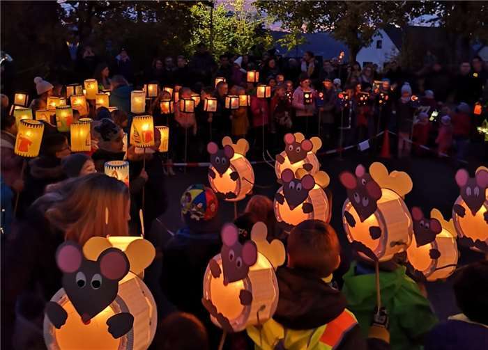 Die Grundschulkinder zogen mit ihren Laternen durch Erpel. Foto: privat