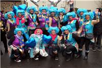 Die Gruppe „Happy Slow Danncers“ mit der langjährigen Möhnen-Vorsitzenden Erika ...