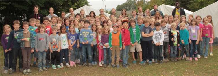 Die Gruppe Junior der Kinderferienspiele verbrachte gemeinsam eine tolle Zeit.