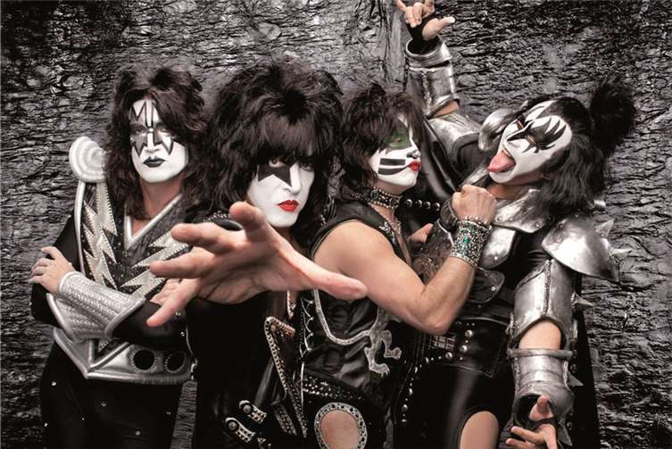 Die Gruppe „Kiss“ ist einer der Topacts bei der Premierenausgabe von „Der Ring - Grüne Hölle Rock“ vom 29. bis 31. Mai 2015.Wizzard Promotions