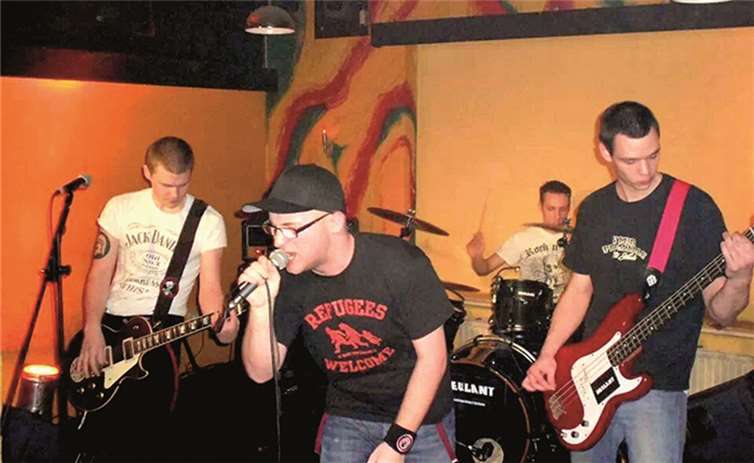 Die Gruppe „Neulant“, Teilnehmer des Band-Contest 2012.privat