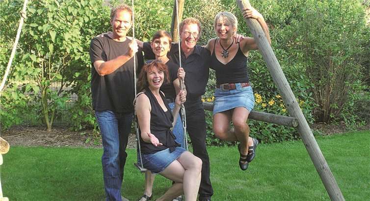 Die Gruppe Take Five nimmt sich gerne selbst auf die Schippe Privat