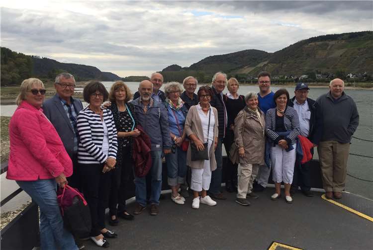 Die Gruppe am Anleger Namedyer Werth. privat