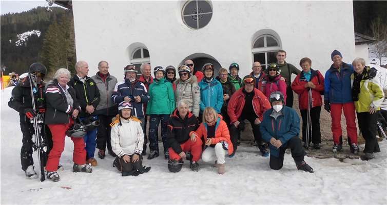 Die Gruppe an der Panorama-Piste. Foto: privat