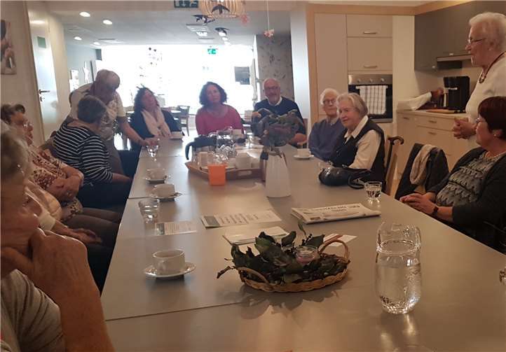 Die Gruppe aus Adenau besuchte Ernst Servais. privat