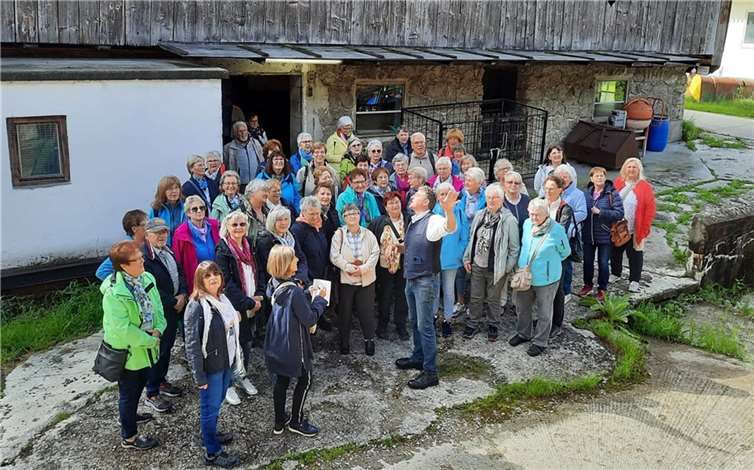 Die Gruppe aus dem Kreis Ahrweiler mit Johann Huber.  Foto: privat