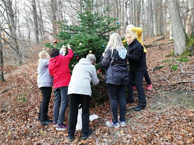 Die Gruppe bei der Arbeit.