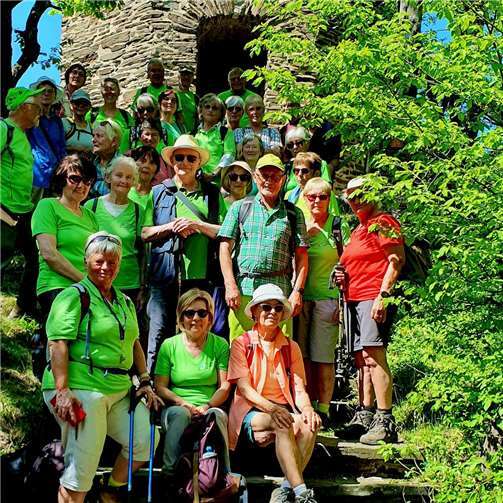 Die Gruppe besuchte das Krausbergfest.  Foto: Edith Arbona