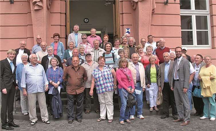 Die Gruppe der Andernacher SPD-Senioren besuchte den Landtag in Mainz.privat