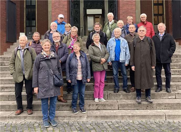 Die Gruppe des Bürgervereins Meckenheim e.V. vor dem Bergbaumuseum in Bochum. Foto: privat