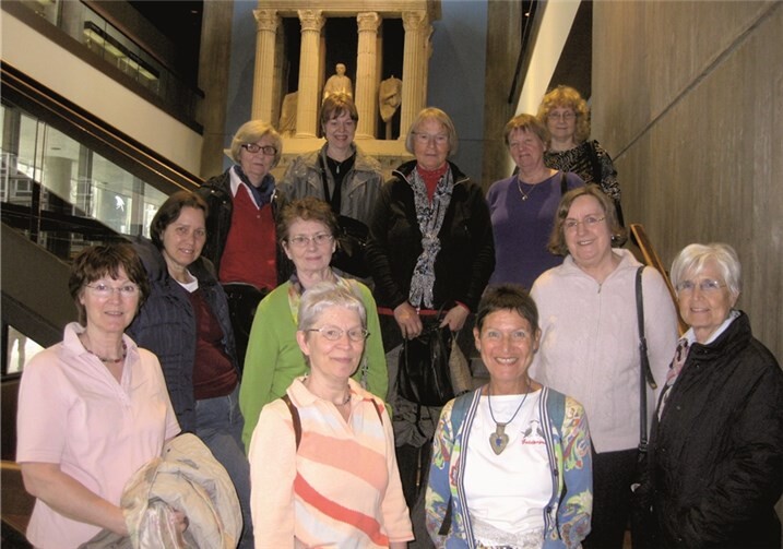 Die Gruppe des Frauentreffs Meckenheim besichtigte das Römisch-Germanische Museum in Köln. privat