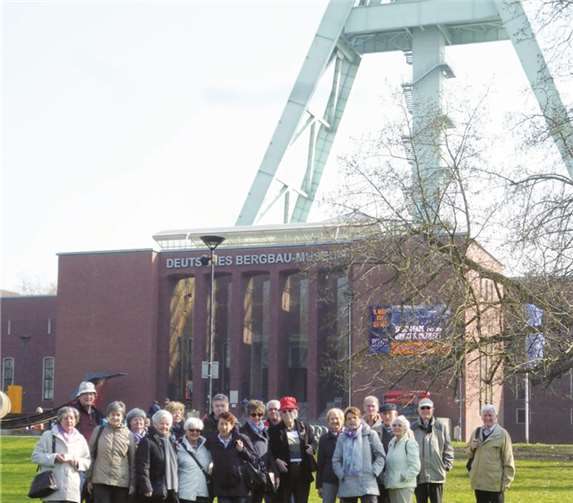Die Gruppe des Heimatvereins Meckenheim besuchte das Deutsche Bergbaumuseum in Bochum.privat