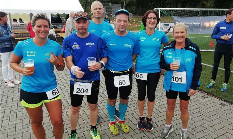 Die Gruppe des Lauftreffs des SV Weitersburg.