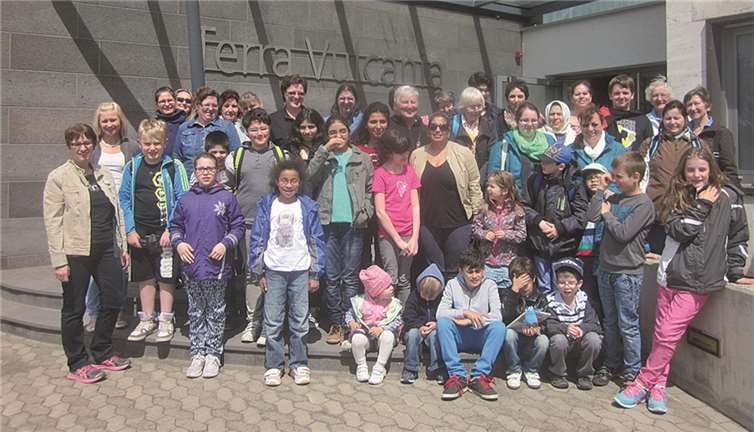 Die Gruppe erkundete die heimische Tierwelt im Terra Vulcania in Mayen. privat