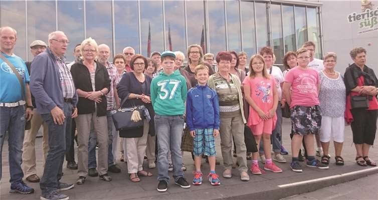 Die Gruppe erlebte einen unterhaltsamen Tag. privat