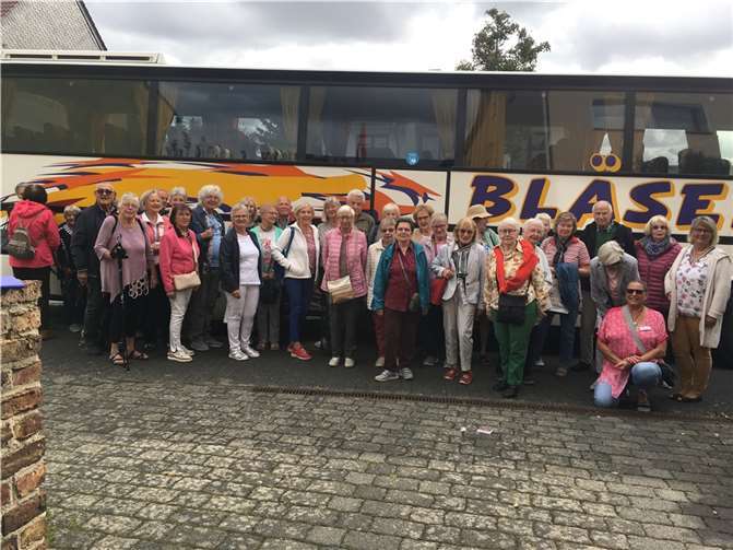 Die Gruppe erreichte das Ziel bequem per Bus.  Foto: privat