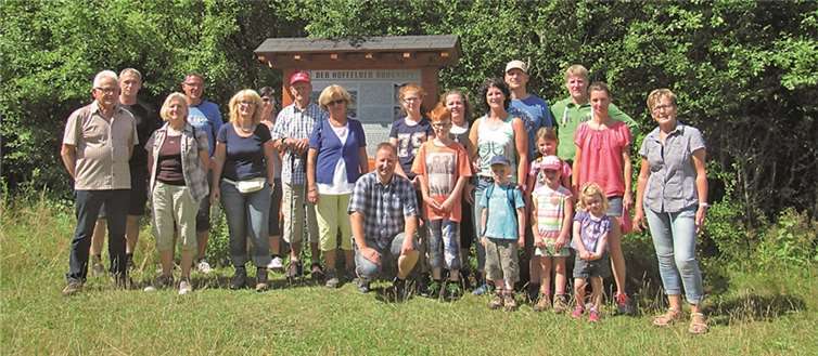 Die Gruppe genoss rund um Hoffeld Natur pur.privat