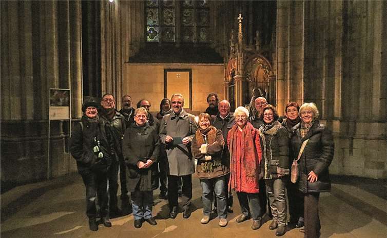 Die Gruppe im Kölner Dom. privat