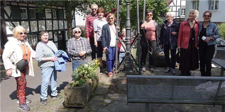 Die Gruppe in Stadt Blankenberg.  Foto: privat