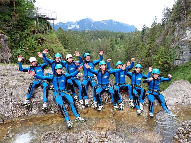 Die Gruppe in Weißensee.  Foto: Sarah Hilchenbach