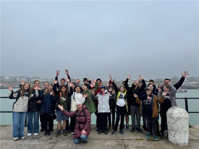 Die Gruppe reiste nach Großbritannien.  Foto: privat