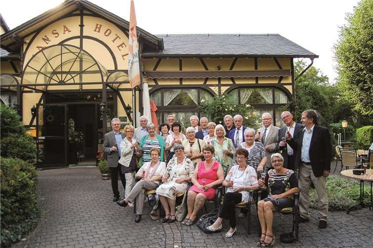 Die Gruppe verbrachte ein tolles Jahrgangstreffen im Heimatort Mendig. privat
