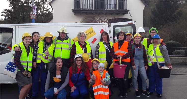 Die Gruppe verbreitete gute Laune beim Umzug in Sinzig.Foto: privat