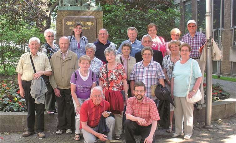 Die Gruppe verlebte einen interessanten und sonnigen Tag in Köln.privat