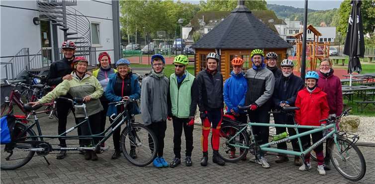 Die Gruppe vor der Jugendherberge Trier.Foto: privat