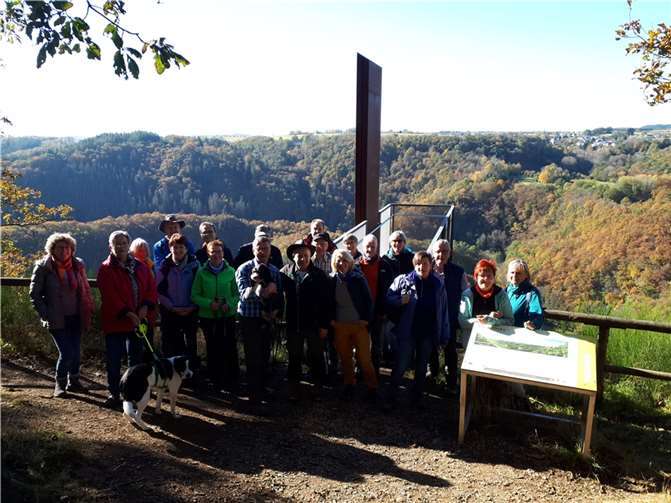 Die Gruppe vor einem wunderbaren Panorama. Foto: privat