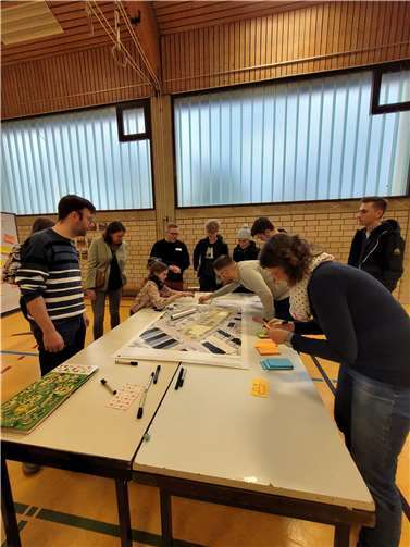 Die Gruppenarbeit im Rahmen der Planungswerkstatt brachte vielfältige Ergebnisse hervor.  Foto: Stadt Bendorf