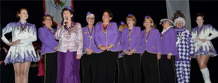 Die Gülser Seemöwen bei ihrer Präsentation.