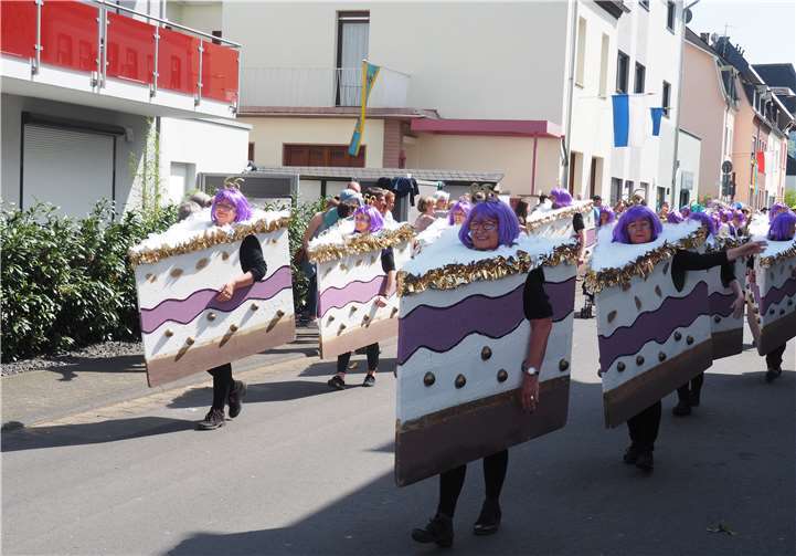 Die Gülser Seemöwen in ihren tollen Kostümen.