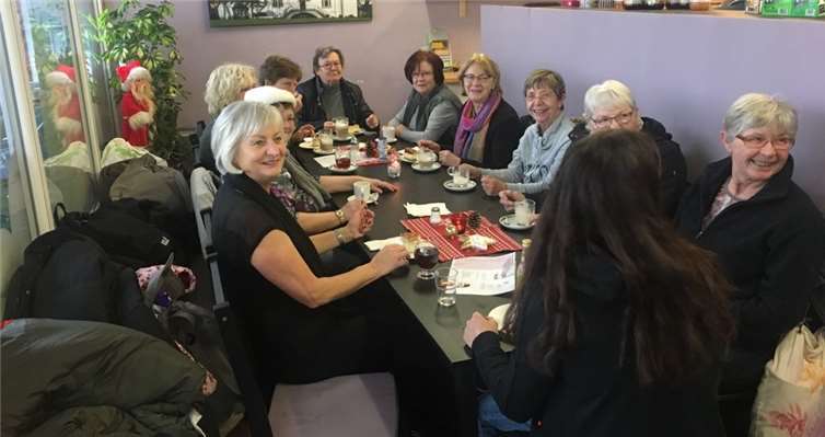Die Gymnastikgruppe beim gemütlichen Kaffeeklatsch.Privat
