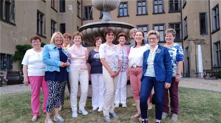 Die Gymnastikgruppe besuchte kürzlich Schloss Arenfels. Foto: Postsportverein Remagen