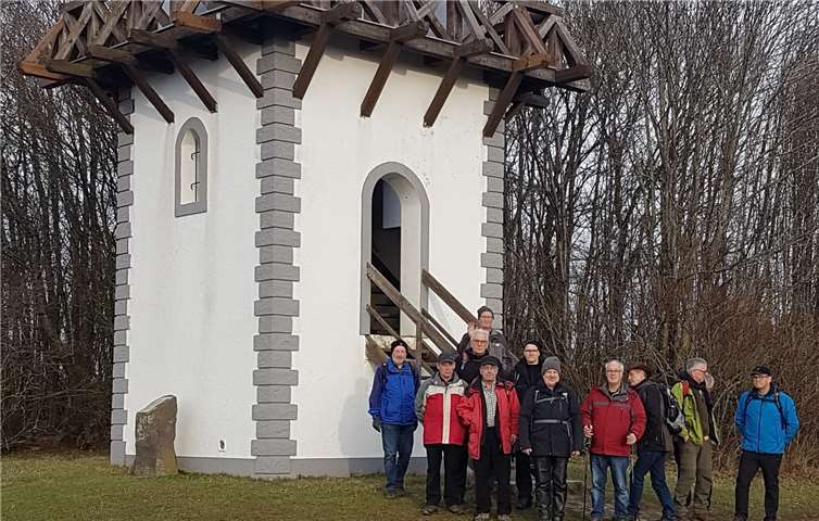 Die HSC-Senioren am Römerturm in Kaisersesch.Privat