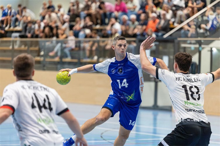 Die HSG um Spielertrainer Tim Binnes konnte den Heimauftakt nicht gewinnen.