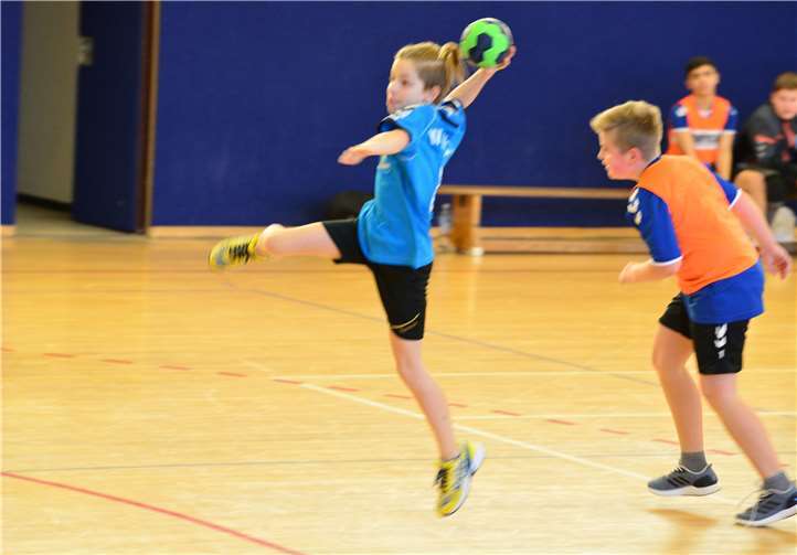 Die HSV D-Jugend beim Heimsieg gegen die HSG Westerwald. Foto: privat