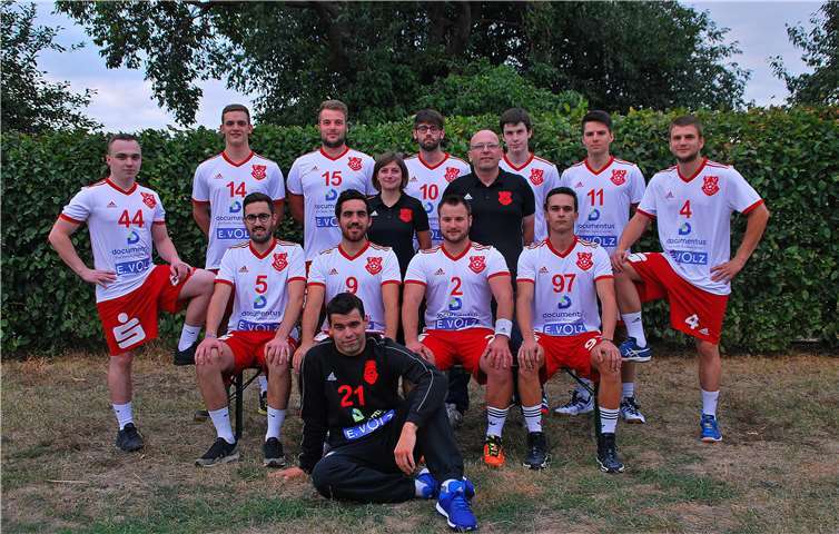 Die Handball-Mannschaft des TV Welling.
