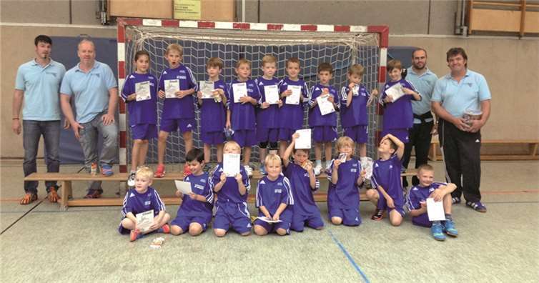 Die Handball-Minis zeigten eine tolle Leistung. privat