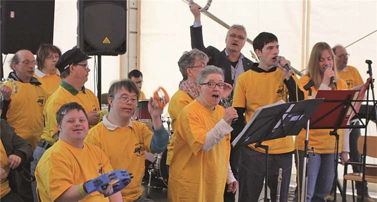 Die „Handicaps“ sorgten für eine tolle musikalische Begleitung des Frühlingsempfangs.