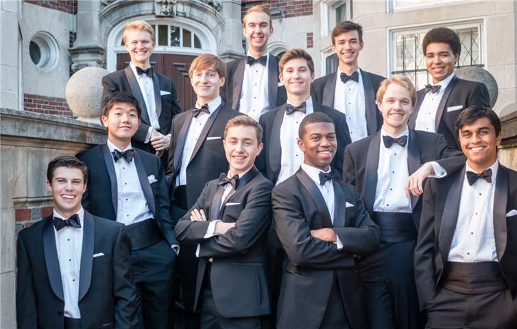 Die „Harvard Krokodiloes“ gastieren am 28. Juli im Kreuzgang der Sayner Abtei. Foto: Melanie Fu