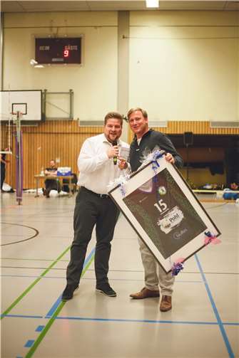 Die Hauptsponsoren Denis Leupold (l.) und Stefan Pohl (r.). Foto: privat